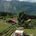 Blick von der Terrasse am Haus Sonnhalde